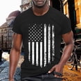 thumbnail image 2 of UAYOTSE USA 4th of July Shirts for Men American Flag Short Sleeve Patriotic Independence Day Tee Top,Sizes M, 2 of 5