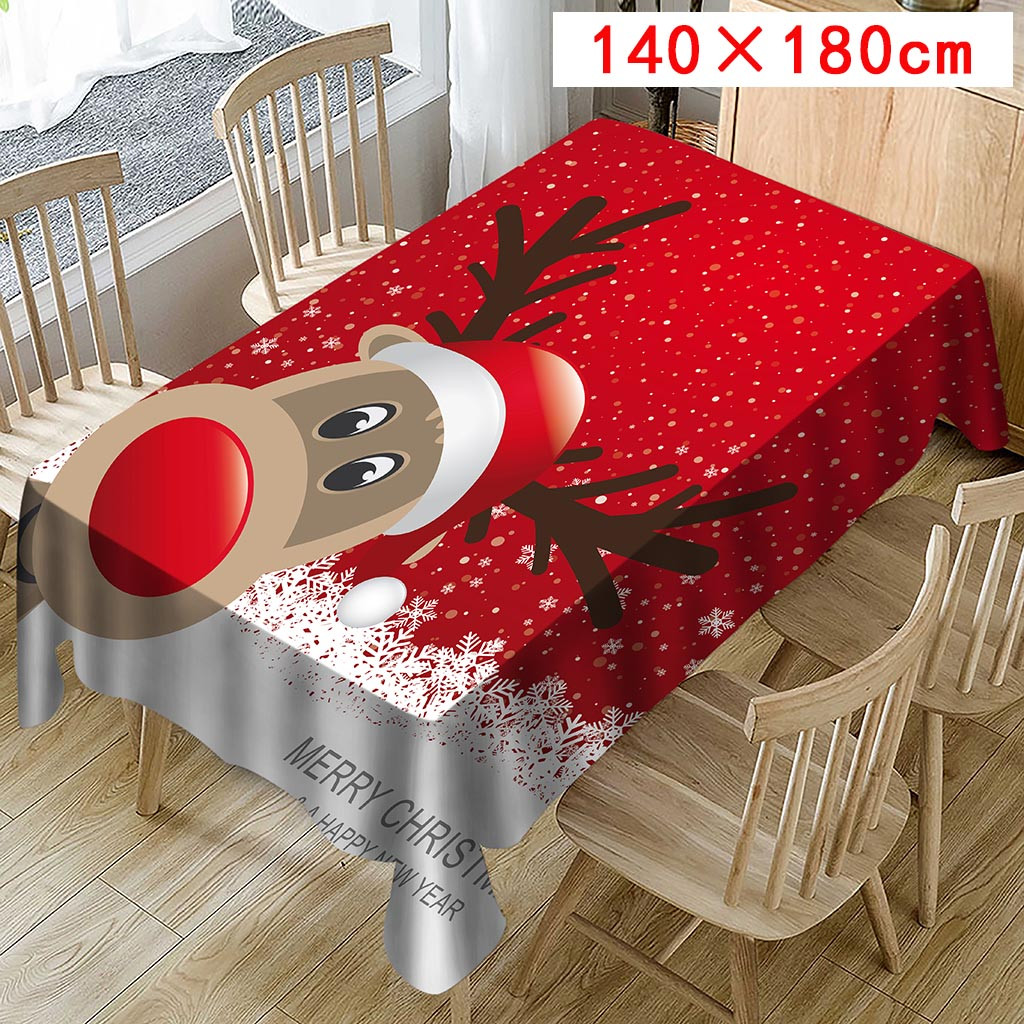 Christmas rectangular tablecloths Clearance