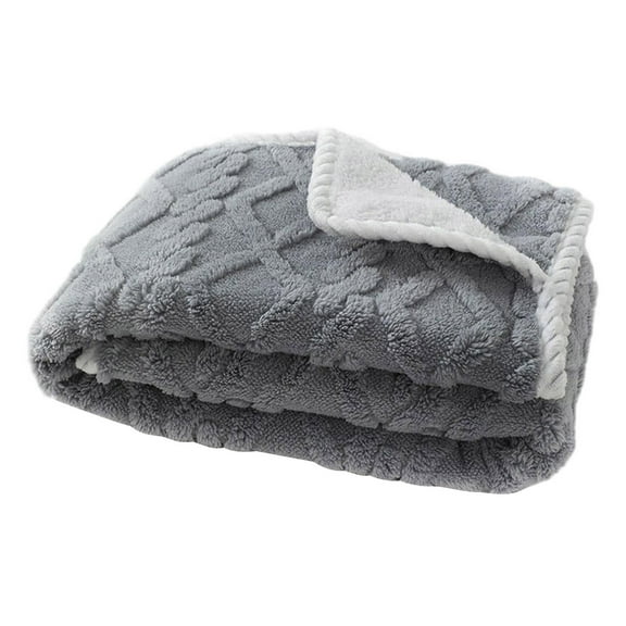 Oversized Thick Pet Throw Blanket for Dogs & Cats - Soft, Stain-Resistant, Machine Washable - Ideal for Bed, Sofa, Car & Furniture