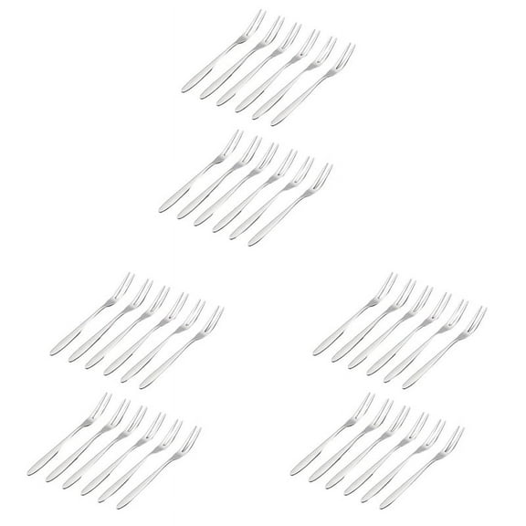 36 Pcs Dessert Forks,5.1 InchStainless Steel Mini Salad Fruit Fork Tasting Forks Cocktail Fork