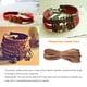 thumbnail image 5 of Cuerdas de Gamuza Sintética Yuarrent Collar Artesanía Caqui Profundo, 5 of 6