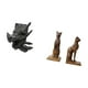 thumbnail image 5 of Figura de mesa de gato, estatua, sujetalibros, escultura, sujetalibros, adorno de resina con estilo decorativo, ideal para oficina, hogar, decoración,, 5 of 8