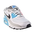 thumbnail image 2 of Nike Air Max 90 Men's Shoes White-Iron Grey-Chlorine Blue cv8839-100, 2 of 6