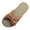Brown, variant on Women's Summer Indoor Slippers Outdoor Sandals Breathable Cross Slip on Open Toe Comfortable Washable Bedroom Linen Lightweight Silent Shoes Brown Size 8