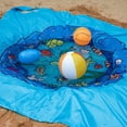 thumbnail image 7 of Ebaokuup 6.6 x 6.6 Ft Portable Baby Beach Pool, Waterproof Beach Pool Blanket for Toddler with Water Bag, Collapsible Beach Puddle Mat for Boys Girls Kids Infant Outdoor Summer Vacation, 7 of 7