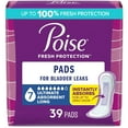 thumbnail image 3 of (2 pack) Poise Incontinence & Postpartum Pads for Bladder Leaks, 7 Drop Ultra Absorbency, Long Length, 39 Count, 3 of 14