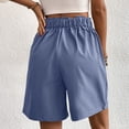 thumbnail image 4 of Women's 5" High Waisted Swim Board Shorts Quick Dry Beach Shorts with Pockets UPF 50+ Swimsuit Bottoms Loose Wide Leg Shorts, 4 of 6