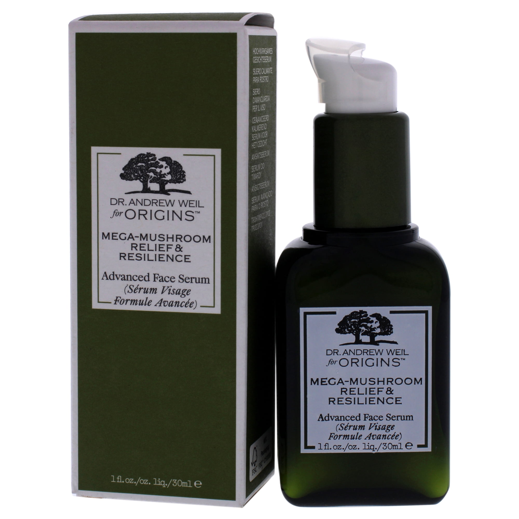 Origins Dr. Andrew Weil Mega-Mushroom Skin Relief Advanced Face Serum 1 oz