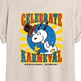 thumbnail image 3 of Peanuts - Snoopy Celebrate Karneval - Women's Oversized T-Shirt, 3 of 6