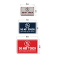thumbnail image 6 of Signs ByLITA Classic Framed Do Not Touch Anything in the Office Durable ABS Plastic Laser Engraved Easy Installation | Office Sign (Navy Blue / White) - Medium, 6 of 7