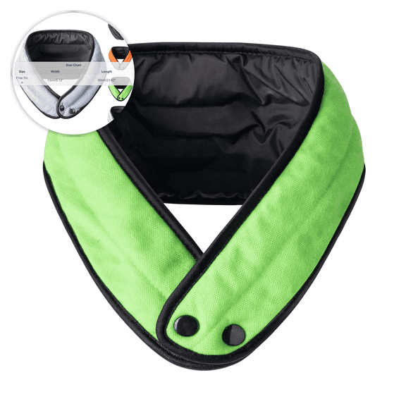 BELTNOV Men's Cooling Collar Casual Cooling Neck Gaiter Reusable Ice Neck Wrap for Hot Weather Green