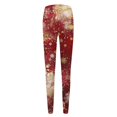 thumbnail image 4 of LISTHA Christmas Leggings for Women Plaid High Waisted Xmas Tights Holiday Tummy Control Pants Multicolor L, 4 of 5