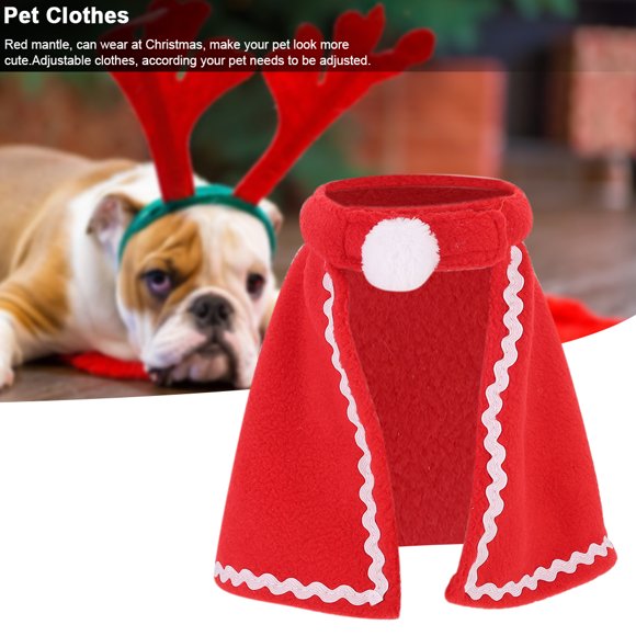 Manto rojo para perro ropa de Navidad para mascotas disfraz de cerdo rojo seguro para mascotas ANGGREK Otros