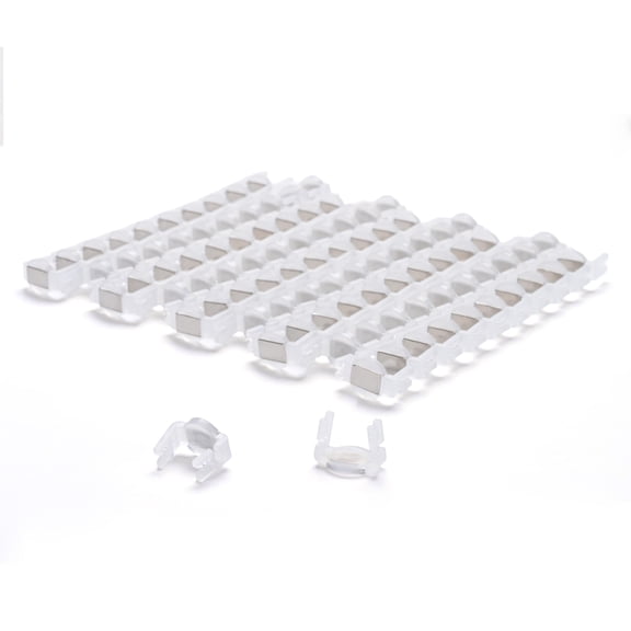 DELight 100Pcs Magnetic Christmas Light Clips for C7 C9 String Lights Metal Roof