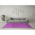 thumbnail image 3 of Ahgly Company Indoor Round Oriental Purple Industrial Area Rugs, 8' Round, 3 of 4