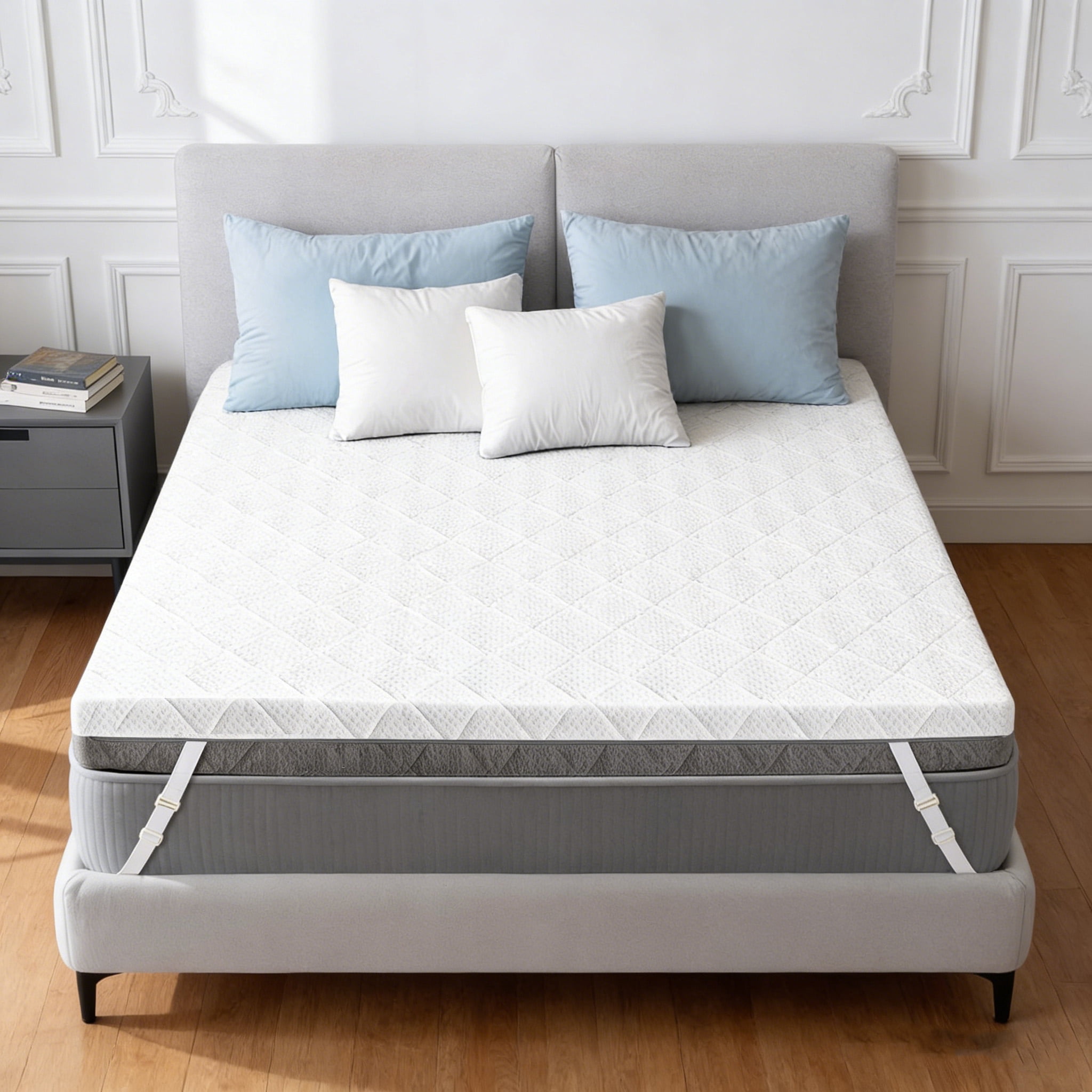 Hcore Extra Firm Mattress Topper Full 3 Inch Firm & Extra Firm Dual ...