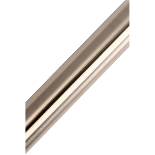 72 Po. Tube en Acier Inoxydable Ajustable Edenscape Americana pour Tringle de Rideau de Douche, Nickel Satiné
