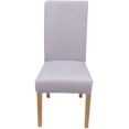 thumbnail image 2 of Velvet Stretch Dining Room Chair Covers, Soft Removable Washable Dining Room Chair Covers, Set of 2, Light Gray, 2 of 7