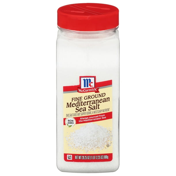 McCormick Fine Ground Mediterranean Sea Salt, 28.25 oz