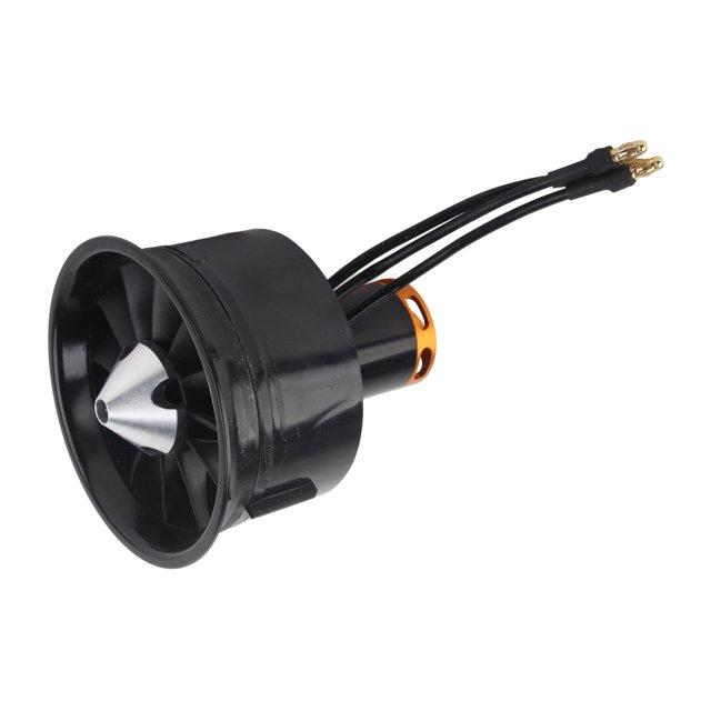 Motor Qx 64 mm Conjunto EDF, Alto Rendimiento de Alta Eficiencia Qf2822 4300KV Motor EDF Conjunto de Ventilador Ductificado Con 12 Cuchillas para Ventilador Conducido Para