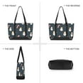 thumbnail image 6 of FORMRS Canvas Laptop Tote Bag for Women with 15.6" Computer Compartments Shoulder Handbag, Playful Winter, 6 of 7