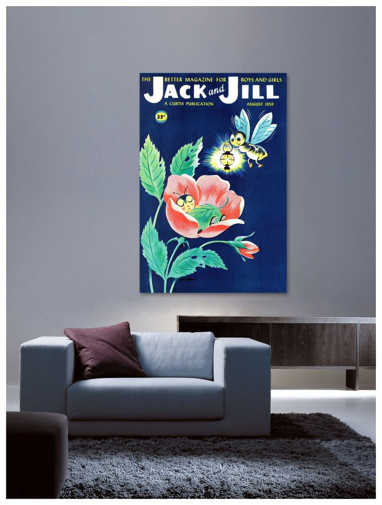 Marmont Hill "Sleeping Bug II" by Curtis Painting Print on Canvas