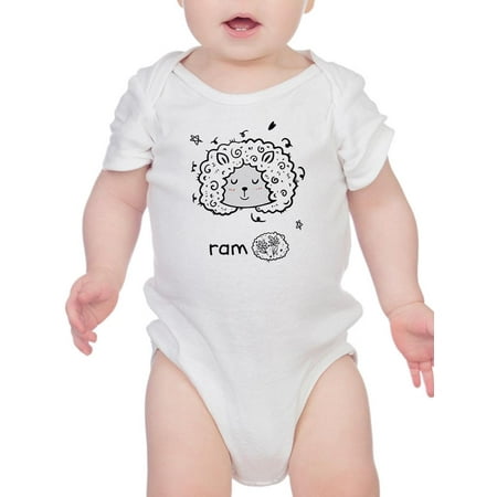 

Cute Ram Face Doodle Bodysuit Infant -Image by Shutterstock 18 Months