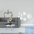 thumbnail image 2 of Figura De Pareja Romántica, Estatua Coleccionable, Adorno De Escritorio Para Dormitorio, Boda, Estantería, Armario, Decoración Del Hogar Con Espejo Acrílico, Pegatinas De Pared,, 2 of 8