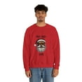 thumbnail image 4 of Black Santa Sleigh Unisex Heavy Blend™ Crewneck Sweatshirt, 4 of 7