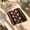 Green-GN, variant on MMJ Vintage Jacquard Woven Coasters Heat Resistant Cup Mats Fabric Table Pads Coffee Tea Drink Protector Home Kitchen Decor 4.33x4.33x0.19in