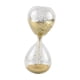 thumbnail image 4 of Reloj de arena brillante y elegante, pieza decorativa para estante, dormitorio u oficina. oro, 4 of 9