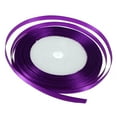 thumbnail image 4 of MOKKHNB Fabric Ribbon Dark Purple Polyester 1Pcs 25 Yard Long, 4 of 8