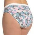 thumbnail image 4 of Fruit Of The Loom Women's Cotton Hi-Cut Brief Panties, 3 Pack, 4 of 4