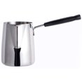 thumbnail image 1 of Long Handle Coffee Toroid Pitcher,Milk Frothing Jug Stainless Steel Coffeware Pull Flower,Wax Melting Pot Candle Making(600ML), 1 of 7