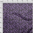 thumbnail image 3 of oneOone Cotton Poplin Purple Fabric Floral Retro Craft Projects Decor Fabric Printed By The Yard 42 Inch Wide, 3 of 5