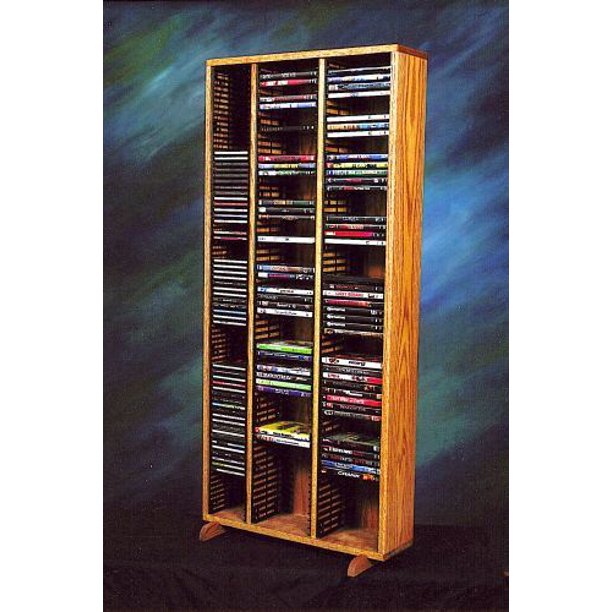 The Wood Shed 313 4 Cd Dvd Storage Cabinet Clear Walmart Com Walmart Com