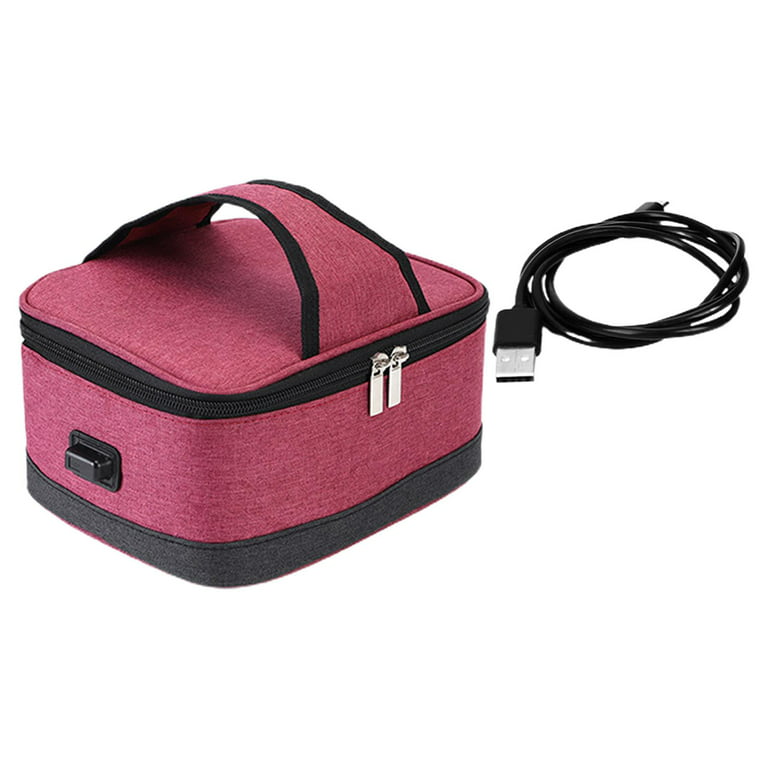 Heated Lunch Bag USB Lunch Bag Warmer USB Plug Lunch Warming Tote Heating  Lunch Box Heater For Office Travel Home Kitchen