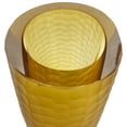 thumbnail image 6 of Bergamo Art Handmade Glass Vase in Amber, 6 of 8