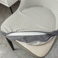 thumbnail image 5 of Meggemo Stretch Dining Chair Cover Set One Piece Slipcover with Seat Back Integrated Protector for Home Kitchen Dining Room Household Furniture, 5 of 6
