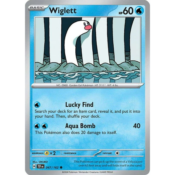 Pokemon Scarlet & Violet Temporal Forces Common Wiglett #47