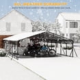 thumbnail image 5 of 20 x 40 Ft Heavy Duty Metal Carport with Galvanized Steel Roof Tall Garage Shelter for Tractors Trucks Boats and All-Weather Protection, 5 of 8