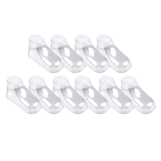 10 x Hormas para zapatos de bebé transparentes, portátiles, duraderas y prácticas. 12cm