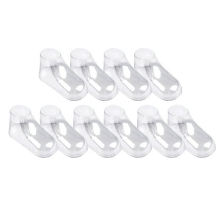

10x Transparent Baby Shoe Showcase Portable Professional Boot Holder Shaping for Kids 12cm
