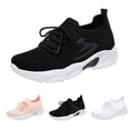 thumbnail image 2 of XIMIN Unisex Mesh Athletic Sneakers - Lightweight Breathable Tennis Shoes for Workouts Errands Urban Walking Travel and Casual Daily Wear (Black, 8), 2 of 5