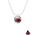 thumbnail image 2 of Delight Jewelry Resin Red & Black Ladybug Sweetie Hero Ring Charm Necklace, 18", 2 of 4