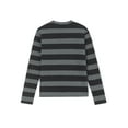 thumbnail image 2 of Nituyy Women Knit Basic Shirt Autumn Striped Long Sleeve Pullover Tops Club Streetwear, 2 of 7