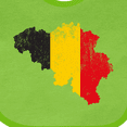 thumbnail image 4 of Inktastic Belgian Map Flag Boys or Girls Baby Bib, 4 of 4