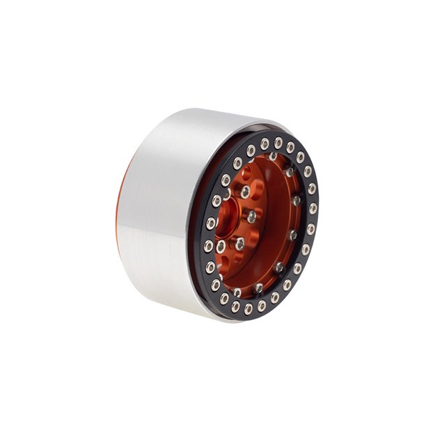 Tholdsy 4 Uds cubo de rueda RC componente modificado profesional 1/10 accesorios de transmisión Kit de ruedas de juguete automático reemplazo Kits de construcción modelo Naranja