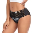 thumbnail image 2 of Fotbe Royal Skull With Golden Crown Calzones Estampados para Mujer – Ropa Interior de Algodón, Cómoda, Suave y Elástica-Large, 2 of 6