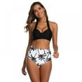 thumbnail image 1 of Women‘s High Waist Print Swimsuit Set Bikini, 1 of 7